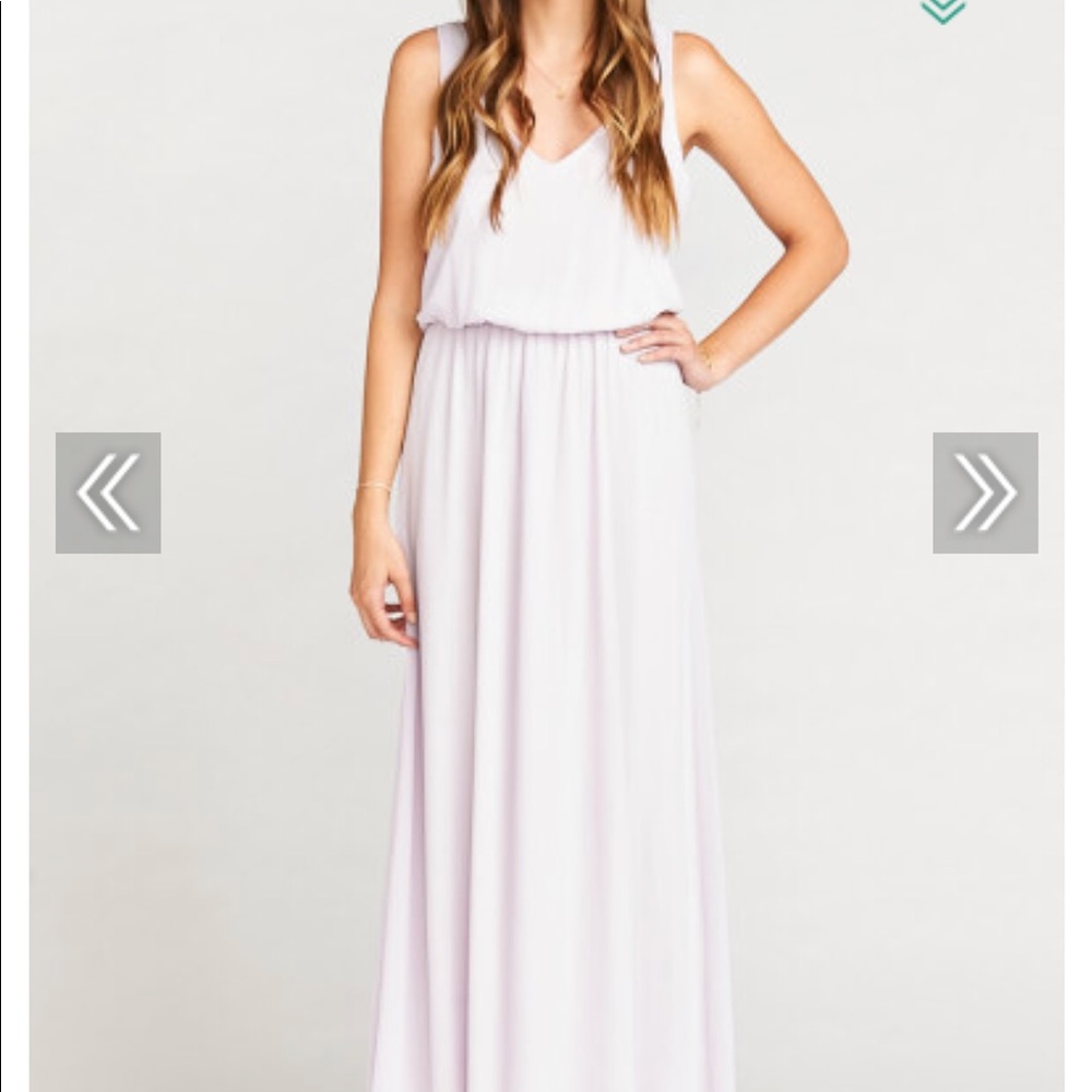 Showmeyourmumu light purple dress
